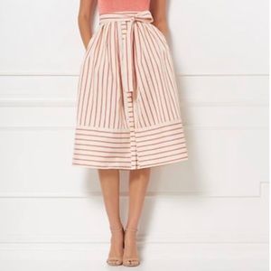 New York & Company - Eva Mendes Collection Jenni Stripe Skirt SIZE 2